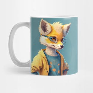 Anthropomorphic Fox Life Mug